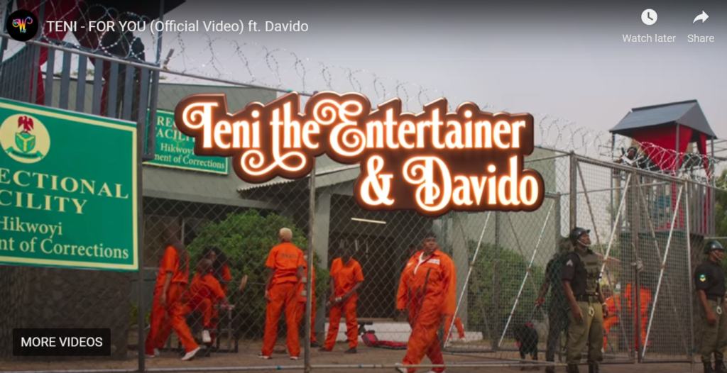 MP4 Download Teni Ft. Davido – For You Video + Lyrics