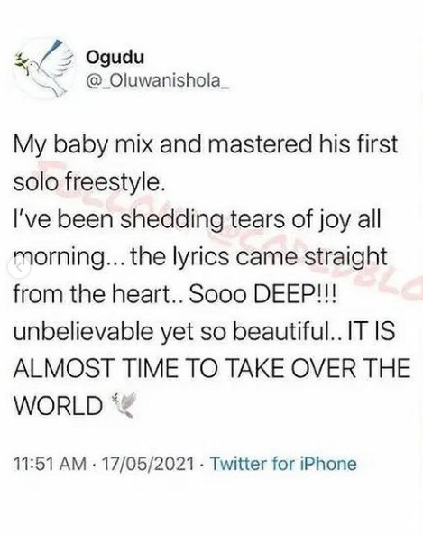 Wizkid’s First Son, Boluwatife Set Release His First Single