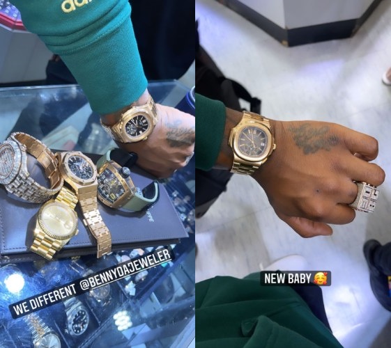 Davido Dumps Diamond Wristwatches, Buys A Plain Jane Worth #140 Million