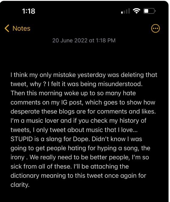 Magixx Clears the air over a post about Chris Brown and Wizkid's new song