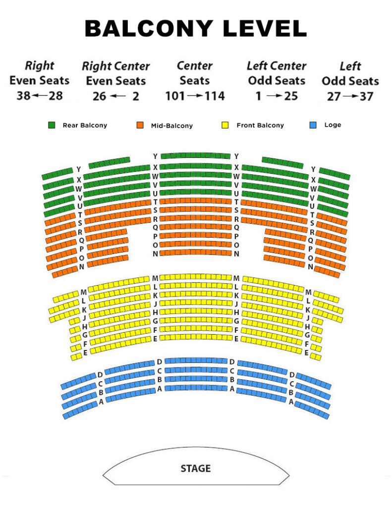 RBTL Seating Chart:

