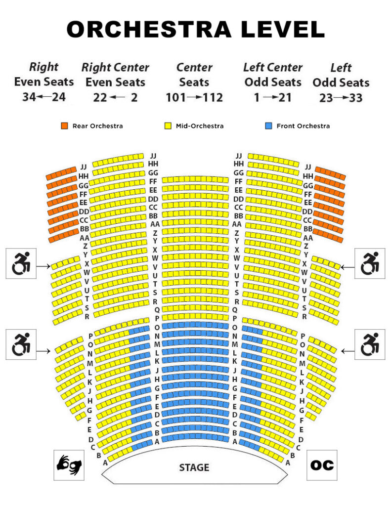 RBTL Seating Chart