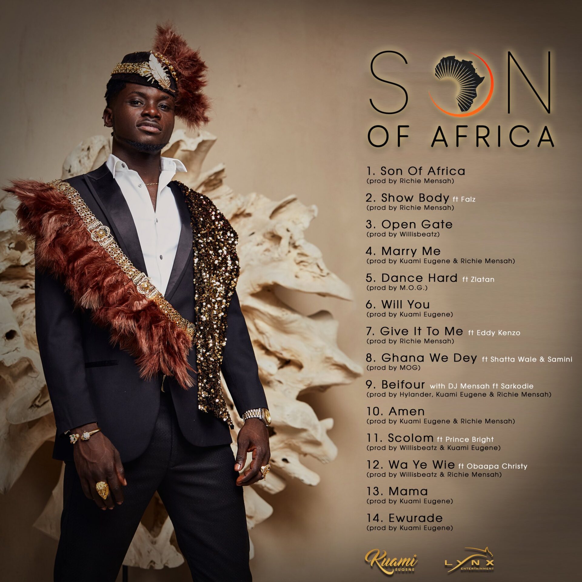 Kuami Eugene “Son Of Africa” Tracklist (New Album By)