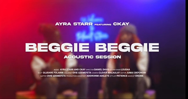 Ayra Starr ft Ckay – Beggie Beggie Mp3