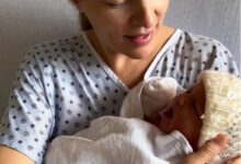 Suzie Villeneuve gives birth